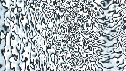 Poster - Fractal complex blue patterns - Mandelbrot set detail, digital artwork for creative graphic
