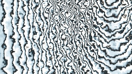 Poster - Fractal complex blue patterns - Mandelbrot set detail, digital artwork for creative graphic