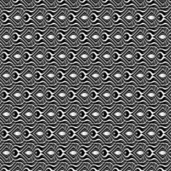 Poster - Fractal complex black white patterns - Mandelbrot set detail, digital artwork for creative graphic