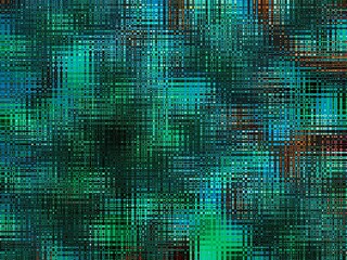 Poster - Fractal complex green patterns - Mandelbrot set detail, digital artwork for creative graphic