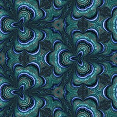 Leinwandbilder - Fractal complex patterns - Mandelbrot set detail, digital artwork for creative graphic