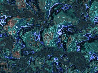 Leinwandbilder - Fractal complex patterns - Mandelbrot set detail, digital artwork for creative graphic