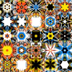 Leinwandbilder - Fractal complex patterns - Mandelbrot set detail, digital artwork for creative graphic