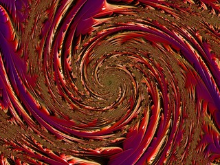 Leinwandbilder - Fractal complex red patterns - Mandelbrot set detail, digital artwork for creative graphic