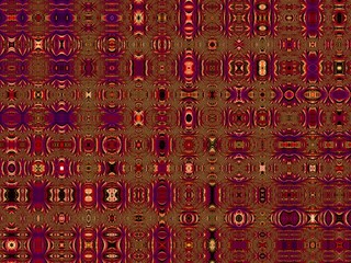 Leinwandbilder - Fractal complex red patterns - Mandelbrot set detail, digital artwork for creative graphic