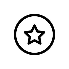 Poster - favorite star icon rating symbol reward rating mark icons