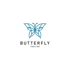 Butterfly logo icon design vector 