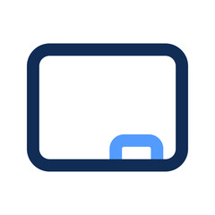 Sticker - whiteboard outline color icon