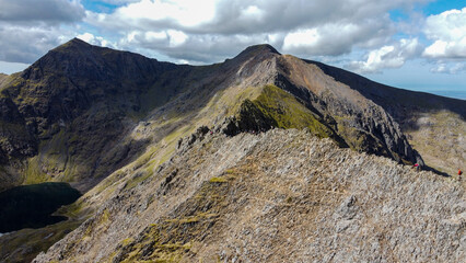 Wall Mural - Snowdon in National Park Snowdonia in Wales