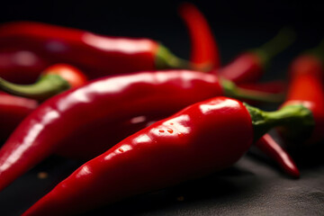 Wall Mural - Hot red chili or chilli pepper