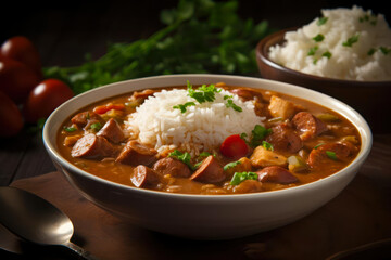 bowl of gumbo