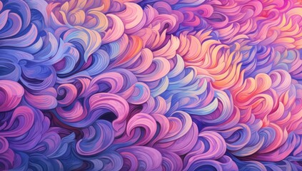 Poster - a colorful colorful abstract pattern with various shapes generative ai