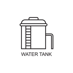 water tank icon , plumbing icon