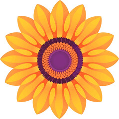 Wall Mural - Create Beautiful Crafts with Colorful Sunflower SVGs, White, Sunflower Shirt, Clipart, Blossom, Png