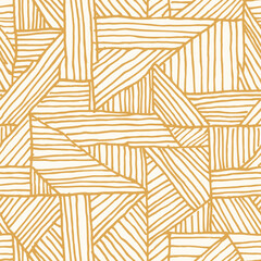 Poster - Seamless abstract hand drawn pattern