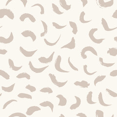 Poster - Abstract seamless pattern with gray paint strokes