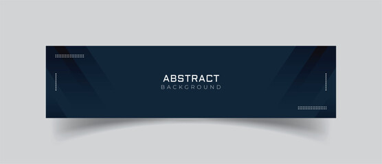 Linkedin banner with simple abstract background