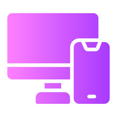 responsive glyph icon
