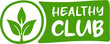 © muh - Healty club label, Vector health and beauty care logo, Hand drawn tags and elements for health club, natural health products
