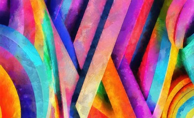 abstract background with rainbow colors, design element for greeting cards and banners and posters