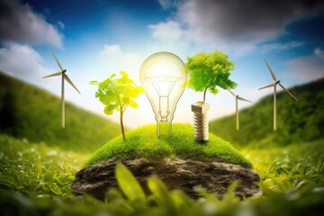 Alternative energy sources and energy efficiency. Generative AI