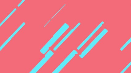 Poster - Two color abstract video background or screensaver. Rendering animation.