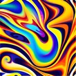 canvas print picture - abstract background with swirls