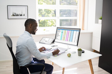 Poster - african american accountant