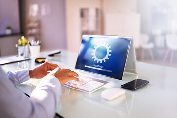 Aufkleber - Business Computer Online Update