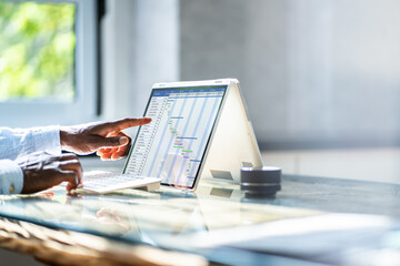Poster - Digital Gantt Project Control Software