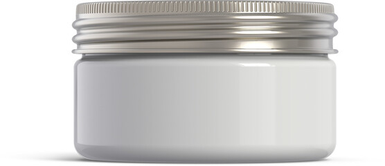 Wall Mural - Cosmetic Cream Jar Isolated 3D Rendering