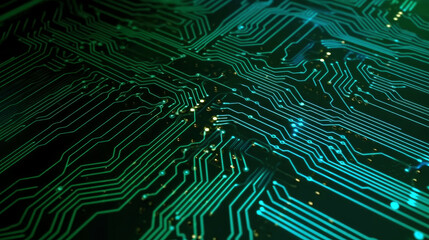 Illustration of software running on a computer chip