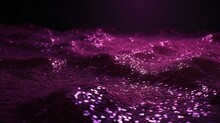 Purple Bubbles On A Textured Background. Generative Ai