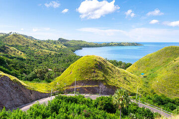 Wall Mural - panoramic view of flores island, indonesia