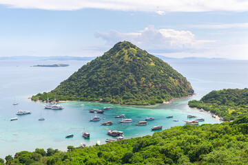 Wall Mural - panoramic view of flores island, indonesia