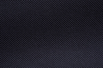 Poster - Black fabric texture pattern background