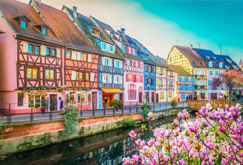 Wall Mural - colmar, beautiful town of alsace, france