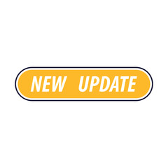 Poster - vector illustration modern label new update. web banner element.