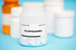 Clopidogrel medication In plastic vial