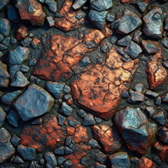 iron ore texture . Generative AI