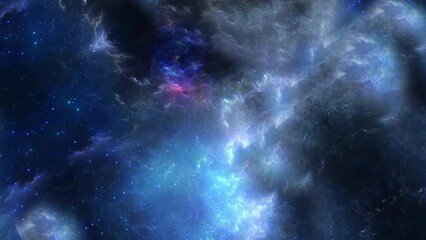 Wall Mural - nebula with universe space background.