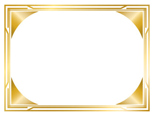 Wall Mural - Decorative Art Deco frames collection vintage frame png transparent background