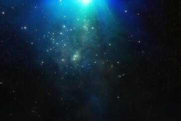 Wall Mural - abstract background of soft focus bokeh lights