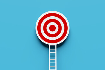 Wall Mural - success, career achievement and business strategy concept. achieving goals or objectives.