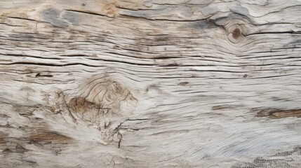 Wall Mural - Weathered beach wood with a sun-bleached and sandy texture, generative ai