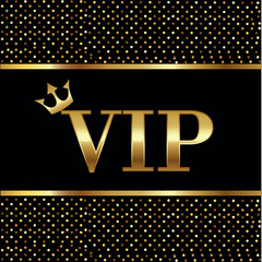Vip luxury pillow background with a golden crown