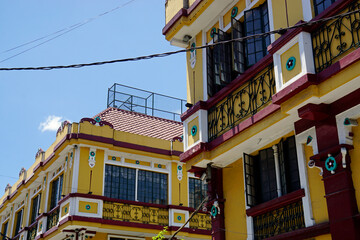 Wall Mural - colonial buildings in downtown manila intramuros