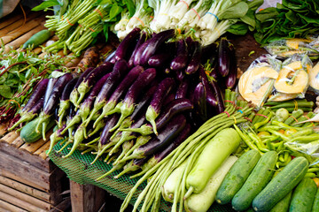 Poster - fresh vegetables from a food market in cebu