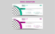 © Rakibul - Vector Corporate Modern Email Signature Design Template.