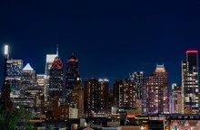 Philadelphia Skyline At Night
